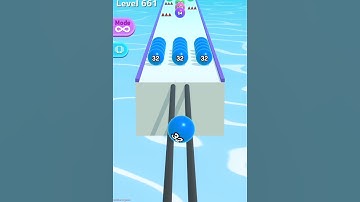 Highest Time in Ball Run 2048 - Gameplay Lv 661 #viral #shorts #ballrun2048