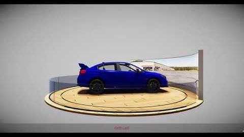 Subaru STI Full Motion Simulator Concept