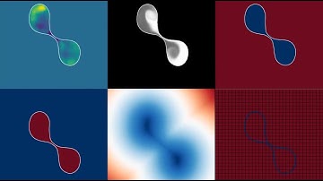 Merging Droplets - Multi-fluid - Discontinuous Galerkin - FEM - Euler Equation - Python/Matlab/C++