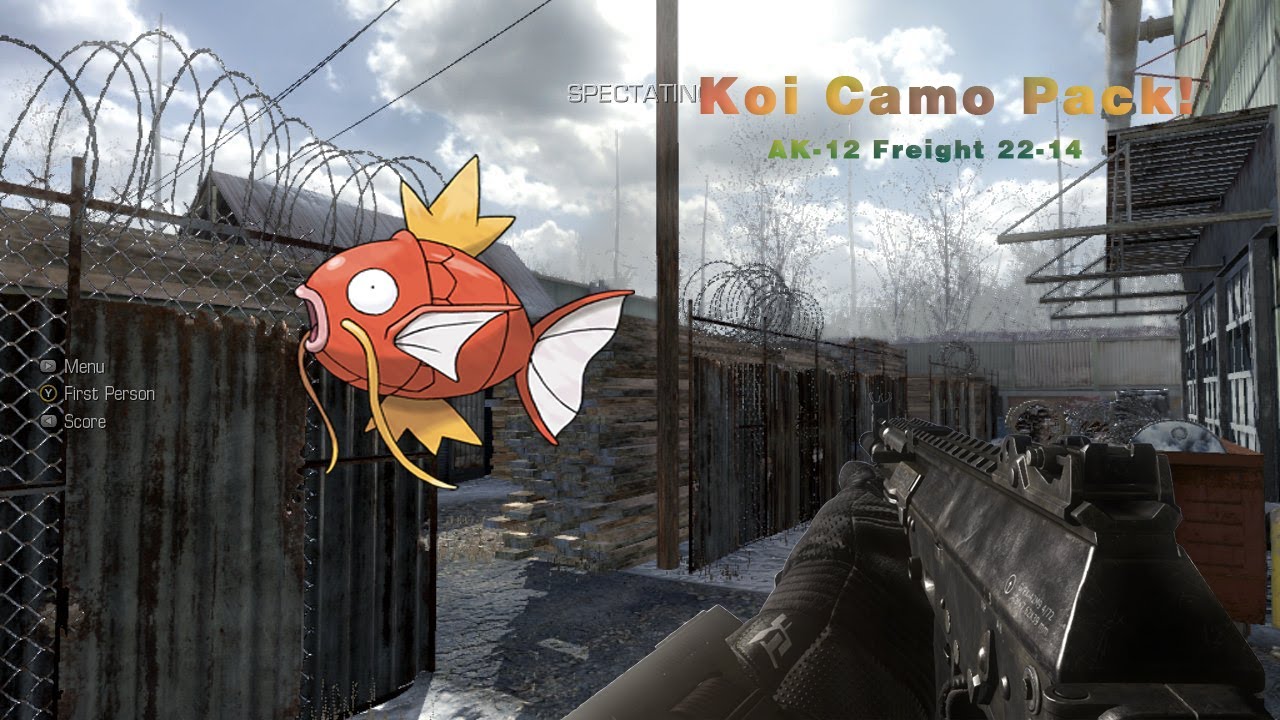 CoD Ghosts: Koi Camo Pack! AK-12 Freight 22-14