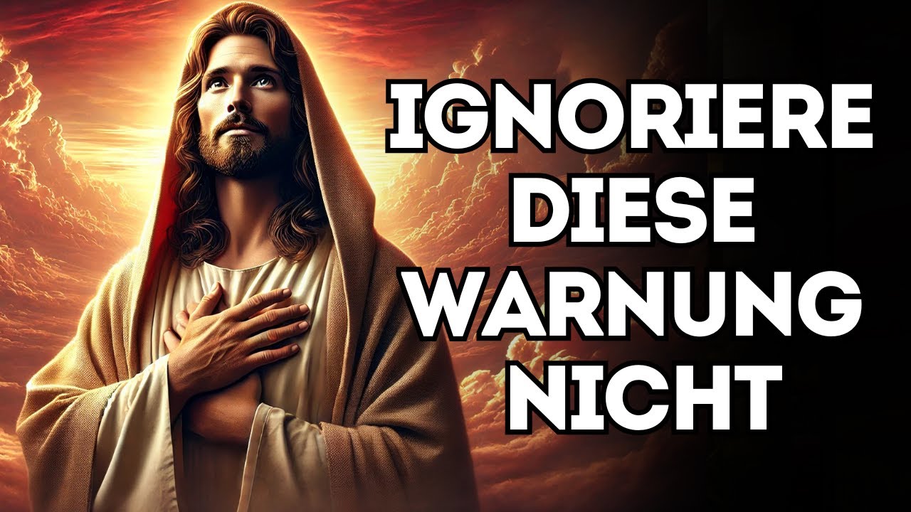 Diese Botschaft ist meine Warnung an dich