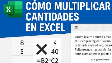 ✖️ Cómo Multiplicar Cantidades en Excel | Fórmulas Rápidas y Efectivas
