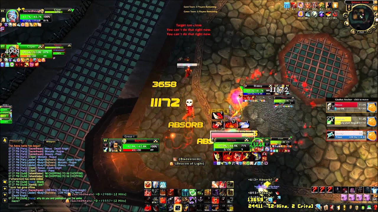 Bajheera - KFC with Sacredheals and Cliper #1 - Season 10 3v3 Arena