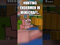 Hunting Endermen in Minecraft! #minecraft #shorts