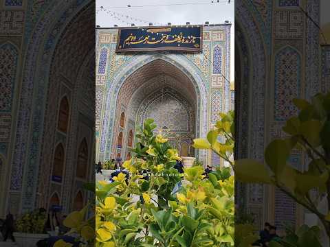 نصب کتیبه های شهادت حضرت زهرا س در حرم