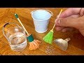 How to Make a Mini Cleaning Set - DIY Realistic Miniature - Doll House