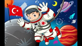 Astronot Eğlenceli Çocuk Şarkısı #türkuzayajansı Resimi