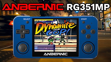 Anbernic RG351MP Handheld Console | Dynamite Cop (Dreamcast) Demo | RetroPie Guy Emulation Gameplay