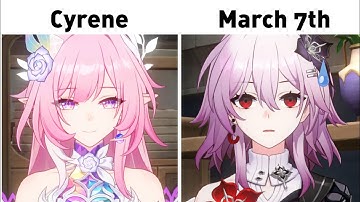 [Extra Cutscene] If you Give March 7th or Cyrene a Nickname Honkai Star Rail 3.7
