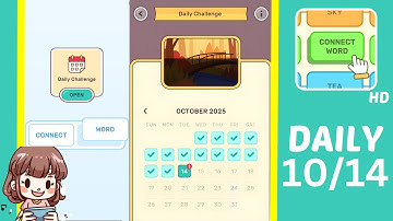 Connect Word Daily Challenge October 14 Answers Walkthrough