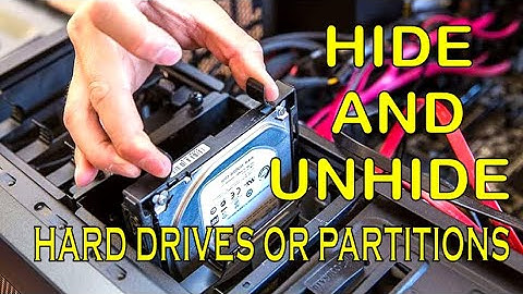 HIDE OR UNHIDE HARD DRIVES OR PARTITIONS USING LOCAL GROUP POLICY