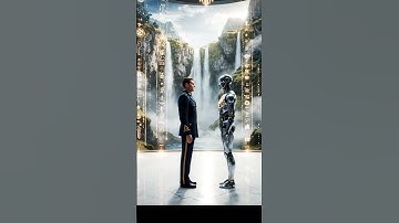 The Handshake of Eras | AI and Humans Unite in Futuristic Sci-Fi Short