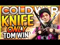 COLD WAR - &quot;KNIFE ONLY TEAM DEATHMATCH WIN!&quot; - Team Challenge #9 (COLD WAR KNIFE ONLY TDM WIN)