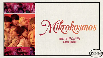 BTS (방탄소년단) - Mikrokosmos (easy lyrics)