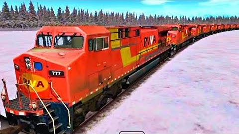 MOST REALISTIC TRAIN SIMULATOR FOR ANDROID | THE LONGEST LOCO TRAIN | TRAIN AND RAILYARD SIMULATOR