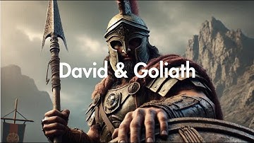 📖The Story of David and Goliath:🎥 AI animated edition✨ #david #goliath #aibible #bible #faith #god