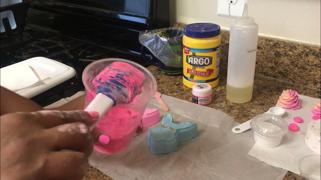 Bath Bomb Frosting /Part1 with recipe! YouTube