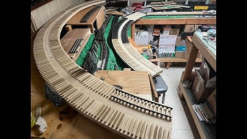 Building a 1935 O scale layout part 2 laying the track just like they did 90 years ago