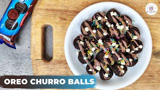 Oreo Churro Balls |Unique Oreo Recipe |Homemade Easy & Yummy Dessert |Eggless Oreo Churros Recipe