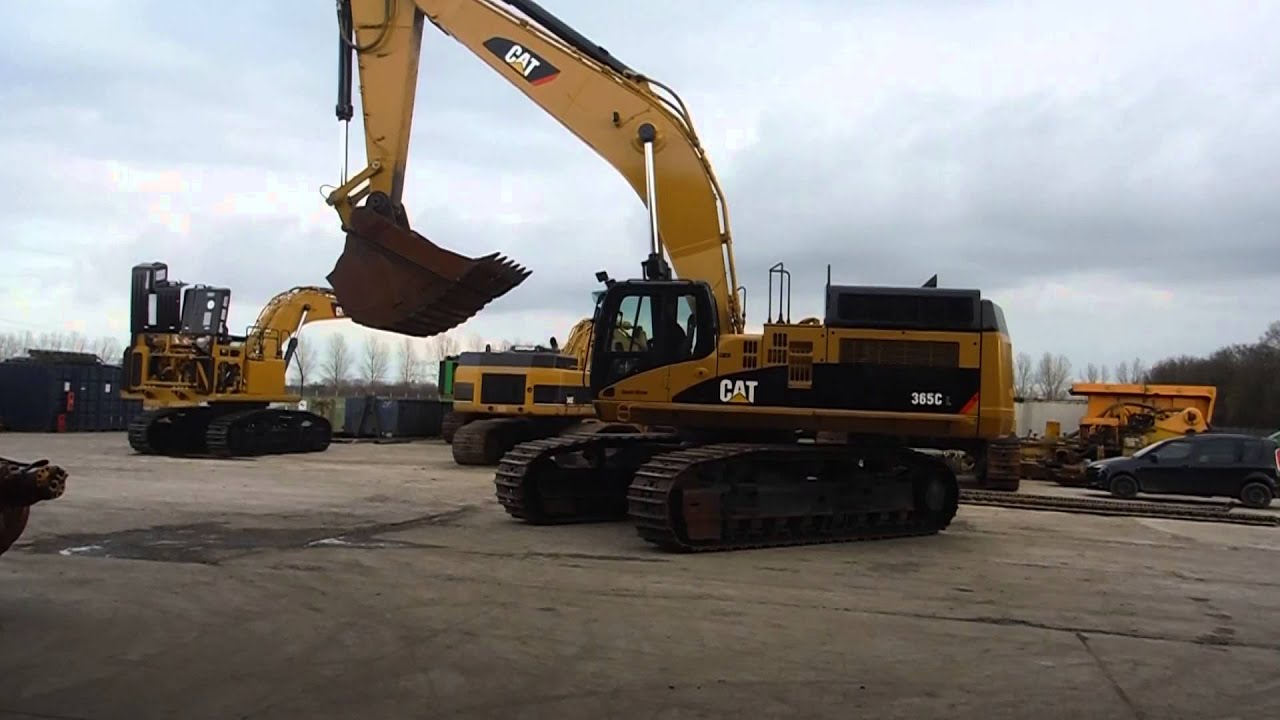 Caterpillar 365C functional test كاتربيلر 365C اختبار وظيفي YouTube