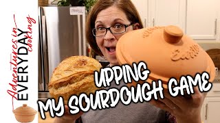 Upping my sourdough game (Eurita Clay Pot /Dutch Oven)