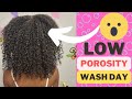 LOW POROSITY HAIR ROUTINE FOR SUPER HYDRATION &amp; MOISTURE + SCALP CARE + WASH + DEEP CONDITION