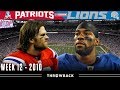 A 4th Quarter Avalanche! (Patriots vs. Lions, 2010)
