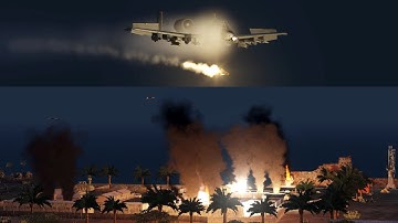 A-10 THUNDERBOLT II/Warthog - Destroys Military Ships And Enemy Port - ARMA 3 - Simulation