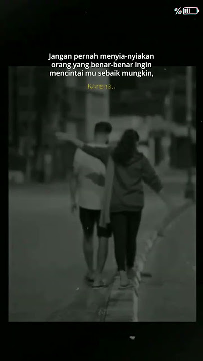 jangan pernah menyia nyiakan orang yang mencintaimu