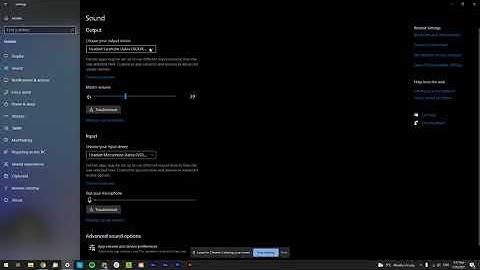 How to check audio settings (Windows 10)