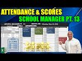 How To Track Student Attendance, Grades And Filter Classes In Excel (90 Min) [School Manager Pt. 13]