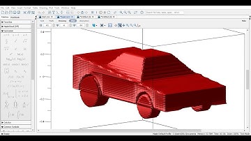 Creating 3D Graph Equation of a Car run on Maple Software #cardesign #equation #mathisfun
