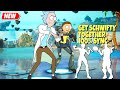 Rick and Morty doing Get Schwifty song in Fortnite (Morty's Emote) 100% SYNC