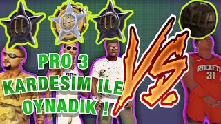 Türkce Nba 2K20 Myparkta Zor Rakiplerimize Karsi Pro 3 Kardesim Ile Oynadik
