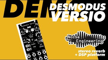 Desmodus Versio: Stereo reverb Eurorack module and DSP platform