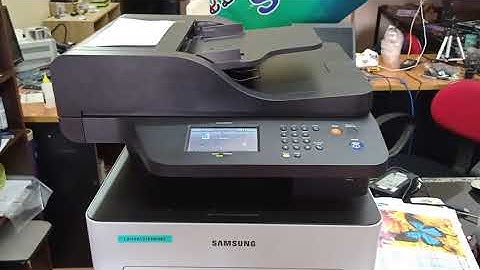 How to factory reset Samsung CLX-6260FW printer fix color problem 6260FW