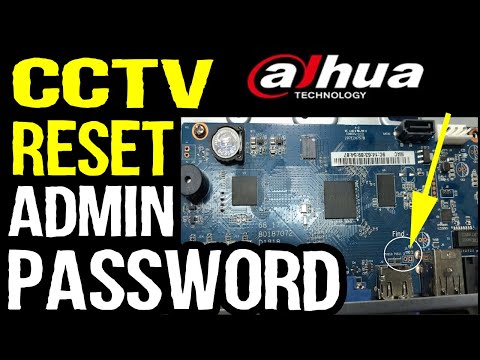 Dahua DVR Hard Reset Without Reset Button | How to Reset Admin Password Dahua XVR1B04H, XVR1A08
