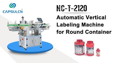 Automatic Positioning Vertical Circular Labeling Machine NC-T-2120