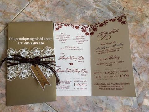 MẪU THIỆP CƯỚI ĐẸP 2017