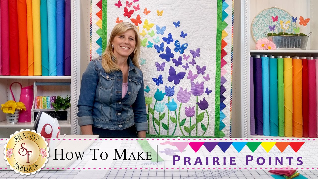 Download How to Make Prairie Points | a Shabby Fabrics Quilting Tutorial - YouTube