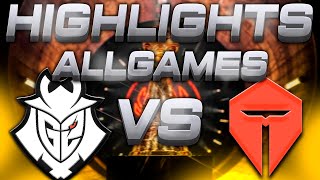 G2 ESPORTS VS TOP ESPORTS ALL GAMES HIGHLIGHTS MSI 2024 - LEAGUE OF LEGENDS - ESPAÑOL