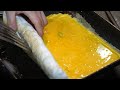 깔끔하고 탱탱하게 만들어진 명란 계란말이 - 통인시장 일편돈심 How to Make Pollack Roe Egg Roll Omelet - Korean Street Food