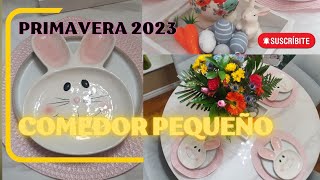 ?Decora con migo mi comedor pequeño para primavera 2023/homedecor reutilizando  easter2023  ?