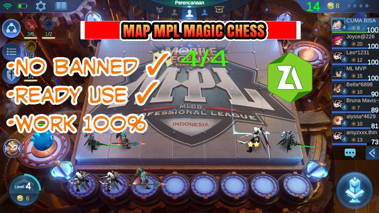 SCRIPT MAP MPL MAGIC CHESS PATCH YU ZHONG (SUB Indo & English ...