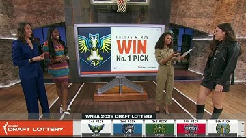 Dallas Wings win the 2025 WNBA Draft Lottery 🙌 | WNBA on ESPN