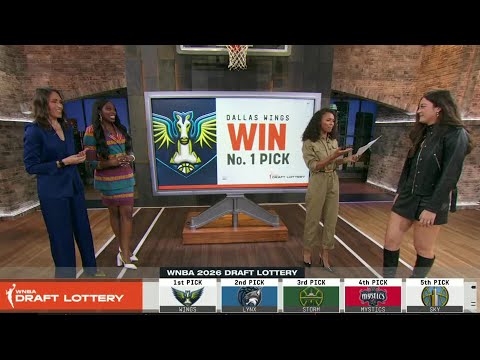 Dallas Wings win the 2025 WNBA Draft Lottery 🙌 | WNBA on ESPN