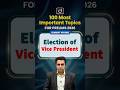 Election of Vice President | Indian Polity | Drishti IAS English #shorts #UPSC2026
