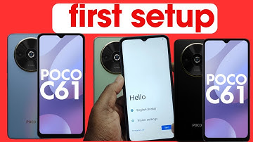 Poco C61 First Time Setup kaise Kare , How To Setup Poco C61 | poco c61 phone first set up