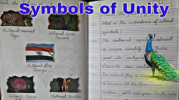 EVS Lesson- Symbols Of Unity || Word Bank, Q&A || CBSE Grade 3rd || Kidos Edu Point