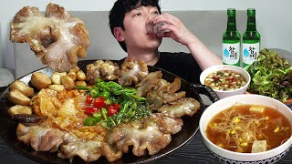 Oily pig intestines that go well with alcohol 🐖 MUKBANG REALSOUND ASMR EATINGSHOW